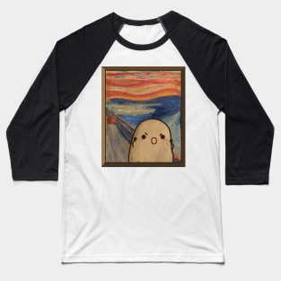 The Cute Potato Scream Artwork Baseball T-Shirt